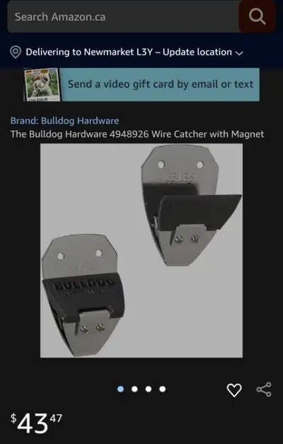 2 Picture Wire Catchers, View more