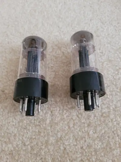 A pair of Vintage Toshiba 6GA4 Triode Power  Tube,Made in Japan, View more