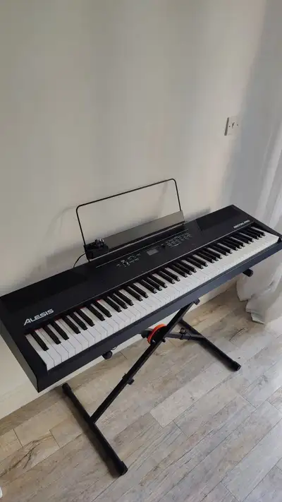 Alesis Recital Pro Piano 88-key weighted w stand & pedal, View more