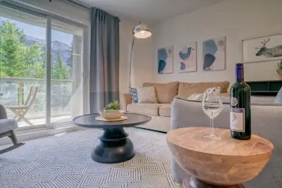 The cozy 2 BR/2BTH fully equipped condo awaits you after exploring mountains or WFH. With 1 king and...