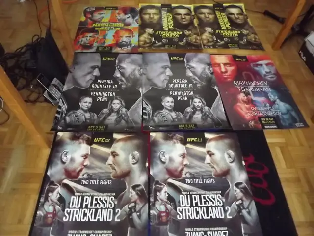 8 VARIOUS UFC FIGHT EVENT POSTERS BUNDLE DEAL:#301-312/2024-2025 in Arts & Collectibles in City of Toronto - Image 3