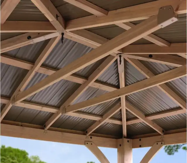 Yardistry Hard Top Gazebo - NEW - Scratch & Dent in Patio & Garden Furniture in Norfolk County - Image 3