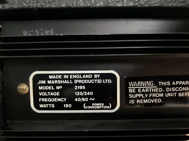 Marshall JMP 100 watt head and cab in Amps & Pedals in London - Image 5