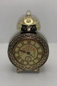 Avon Clock Perfume Collectible Bottle