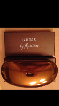 NEW - GUESS by Marciano--METALLIC CASE for SUNGLASSES/EYEGLASSES