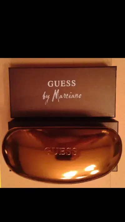 NEW - GUESS by Marciano--METALLIC CASE for SUNGLASSES/EYEGLASSES, View more