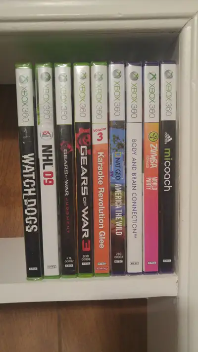 This selection of XBox 360 Games includes a variety of straight XBox 360 games and XBox 360 Kinect g...
