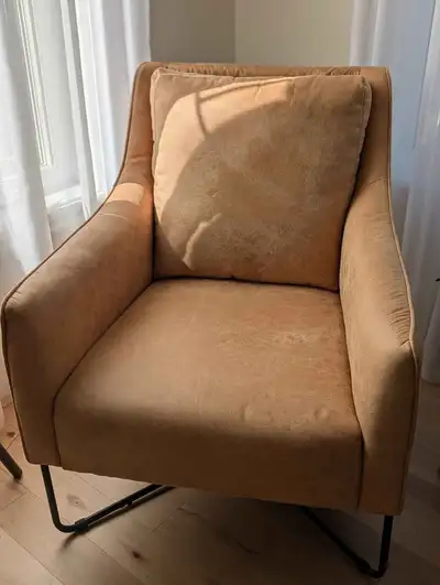 Fauteuil d'appoint jaune or, View more