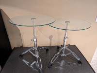 Snare Drum Stand Glass End / Side Tables