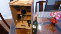 Vintage Wilsons' Ginger Ale Crate. 12 Large Bottle Wood Case