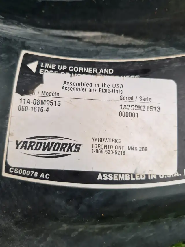 Gas Lawnmower 22'' yardwork's mulch push mower in Lawnmowers & Leaf Blowers in Oakville / Halton Region - Image 9