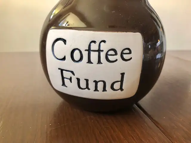 Coffee Fund Ceramic Bank Jar Gift Decor Office Collection in Home Décor & Accents in Calgary - Image 3