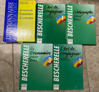 French Dictionary & Bescherelle Books