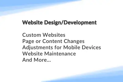 Website Developer/Designer Looking for New Clients, View more