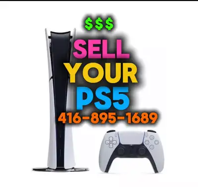 Looking to sell your PlayStation 5? I am buying PlayStation 5 consoles. Contact me today for a quick...