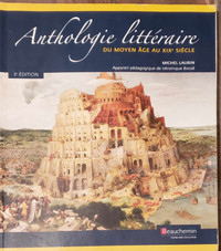 Anthologie littéraire du Moyen Âge au XIXe siècle, 3e édition