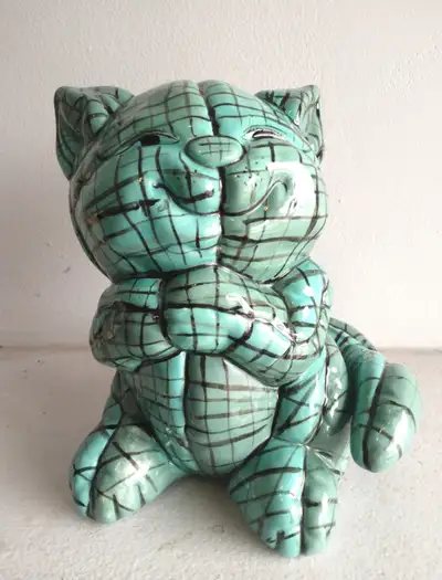 8" Vintage Ceramic Cat, View more