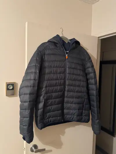 Save The Duck Puffer and Wind Proof Navy Blue Jacket XL Unisex., View more