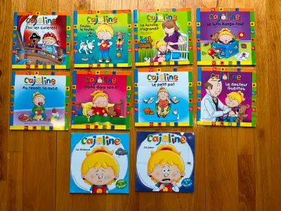 LIVRE ENFANT * CAJOLINE * (4$ch) LES ÉMOTIONS (6$ch)ou 30$ le lot AUTEUR : FRANÇOIS DAXHELET Les liv...