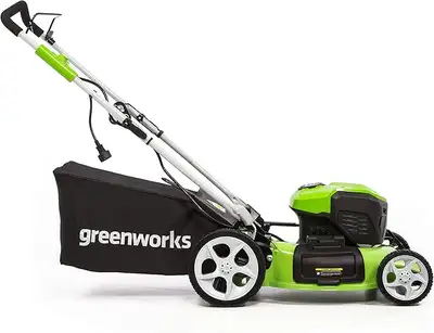 13 Amp electric motor 21-inch steel deck 7 cutting height options Lightweight push design with cord...