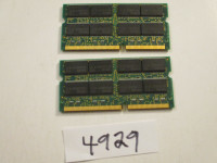 2x512Mb 133Mhz 144pin SODIMM SDRAM vintage laptop Memory RAM4929