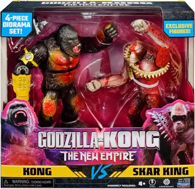 GODZILLA VS KONG NEW EMPIRE KONGVSSKAR KING DIORAMA SET AWESOME!, View more