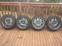 Low-Profile Alloy Rims & Tires (Set of 4)
