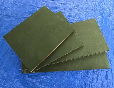 Vintage Leather Felt-Backed Dining Table Cover Pad Protector, View more