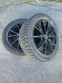2 TIRES for sale! (winter tires on rims - 17 inch)