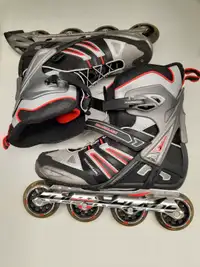 LOT◄2 paires patins +Protections +3 Casques► Rollerblade +Koho