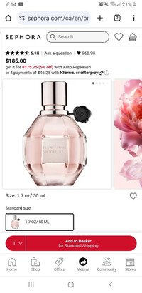 50ml flowerbomb perfume EDP 