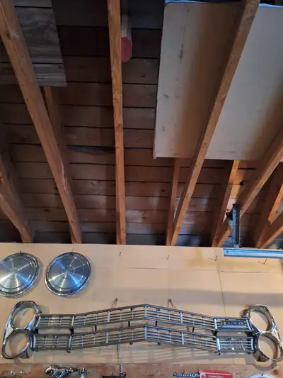 1 1967 Ford LTD Grille/2 Headlight Bezels Will Fit Galaxie And XL Also In Very Good Condition Rare P...