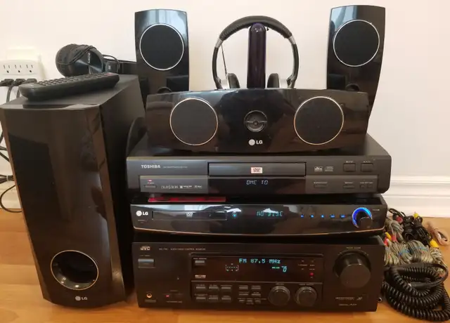 JVC RX-774V RECEIVER LG & TOSHIBA DVD STEREO SYSTEM WT SPEAKERS in General Electronics in Mississauga / Peel Region - Image 6