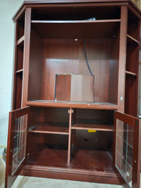 Corner Cabinet with tv stand/computer desk