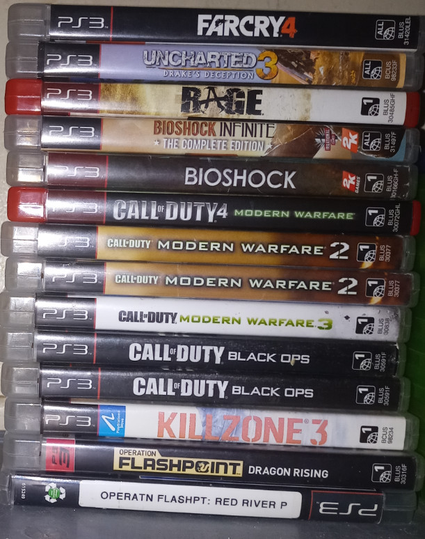 Used, Used Xbox PS3/Xbox 360 games 
1 game for 5$, or 5 games for 15$ for sale  