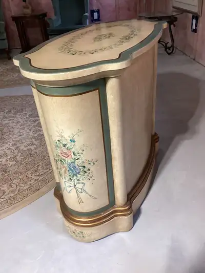 Hand painted (front, back and sides) cabinet, View more
