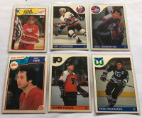 NHL 1985/86 OPC 9 HOFer Cards Hawerchuk, L. McDonald, 3 Rookies