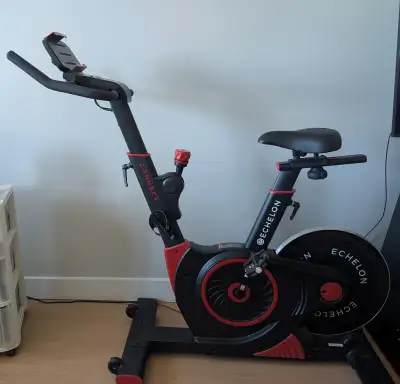 Echelon exercise bike, View more