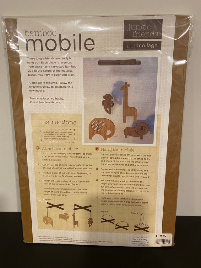 Bamboo mobile - new, still in the package  in Other in Ottawa - Image 2