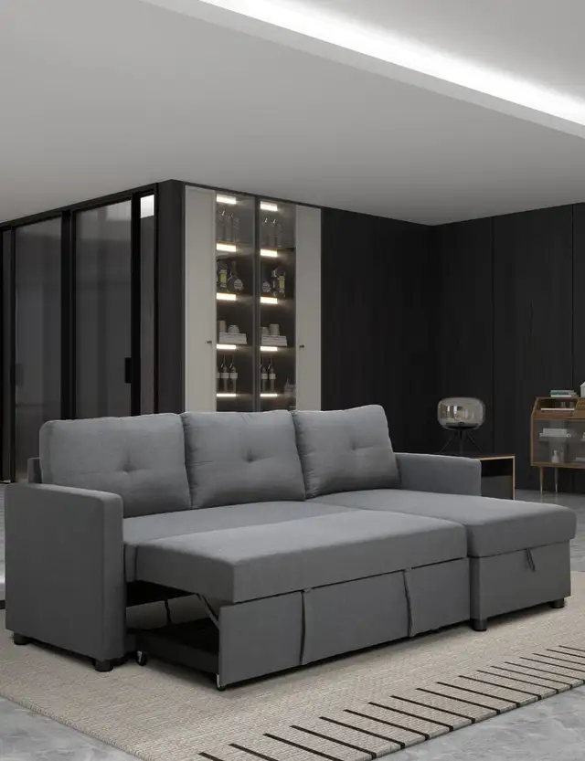 Stylish Double Sofa Bed – Same Day Delivery Available! in Couches & Futons in Vancouver - Image 7