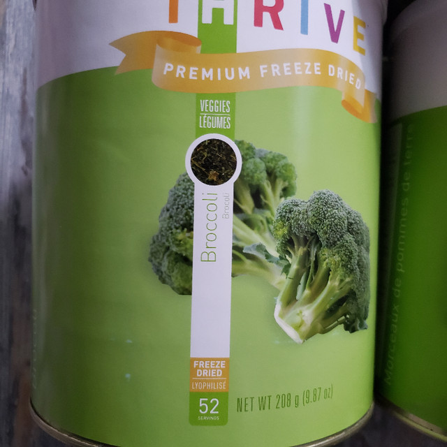 Thrive Freeze Dried Vegetables 25 Year Shelf Life*Emergency Food in Fishing, Camping & Outdoors in City of Montréal - Image 4