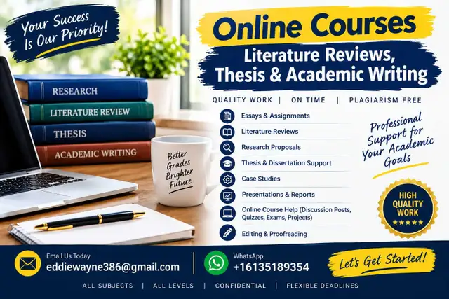 Online Courses | Literature Reviews, Thesis & Academic Writing