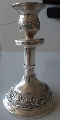 Vintage silver plated Candle Holder Stick Stan Candlestick