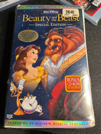 Sealed Disney VHS Beauty and the Beast