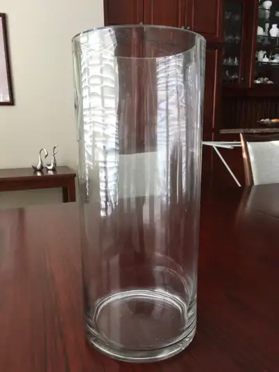 Large Clear Cylinder Vase, View more