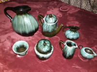Antique ornaments.  Blue Mountain pottery