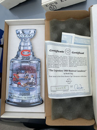 Montreal Canadiens 1998 Numbered Collector Stanley Cup Ceramic