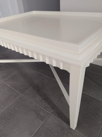 Modern Coffee Table in Creamy White