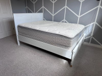 Double bed frame & mattress