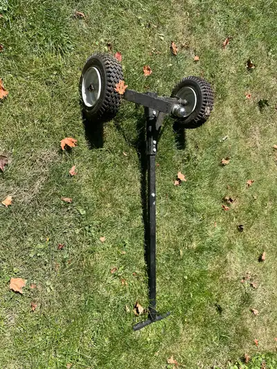 Trailer hand dolly for moving small trailers in excellent condition. The tires alone are worth the p...